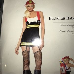 Cute firefighter costume for girl !